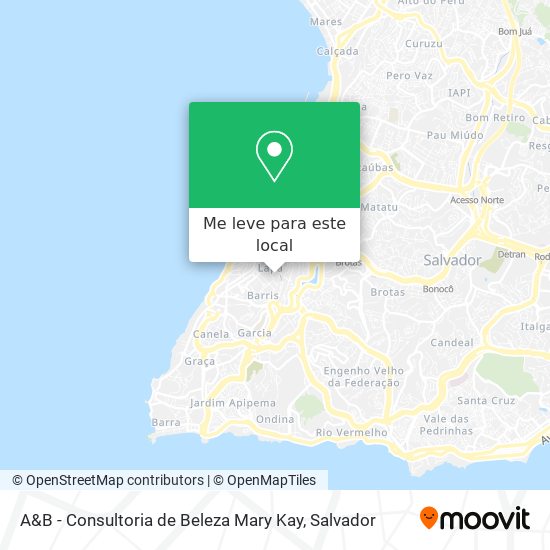A&B - Consultoria de Beleza Mary Kay mapa