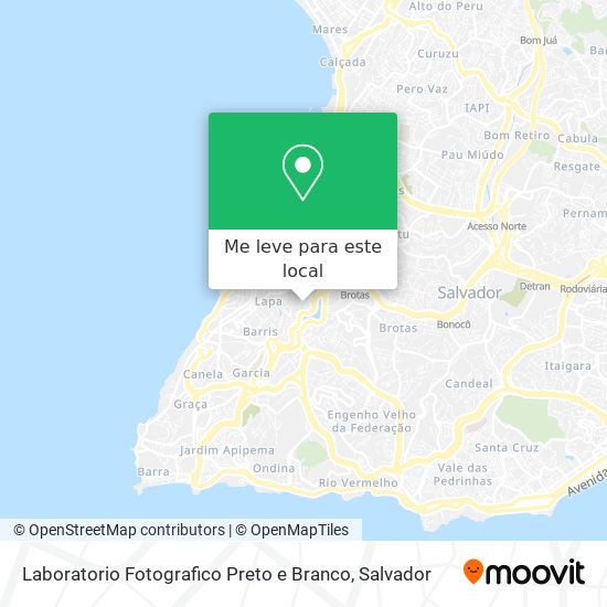 Laboratorio Fotografico Preto e Branco mapa