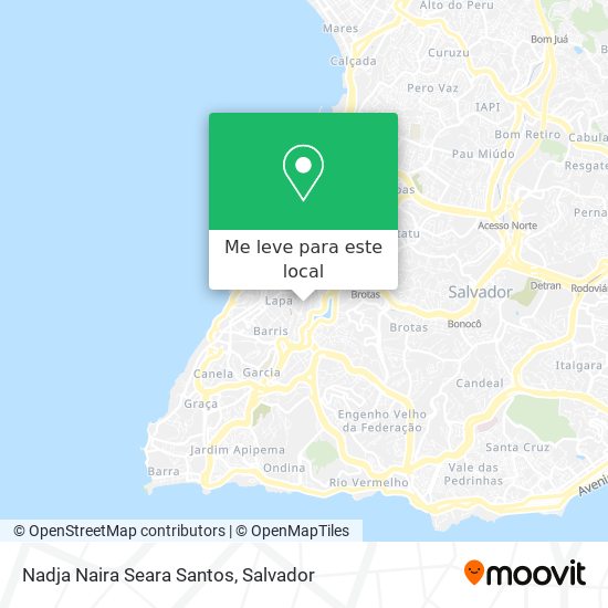 Nadja Naira Seara Santos mapa