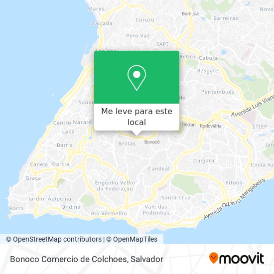 Bonoco Comercio de Colchoes mapa