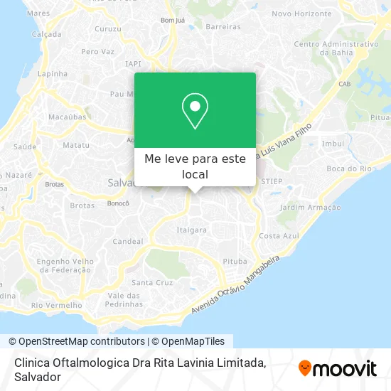Clinica Oftalmologica Dra Rita Lavinia Limitada mapa