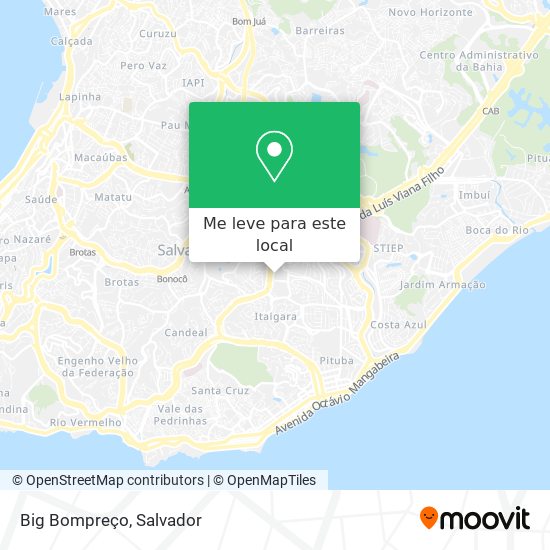 Big Bompreço mapa