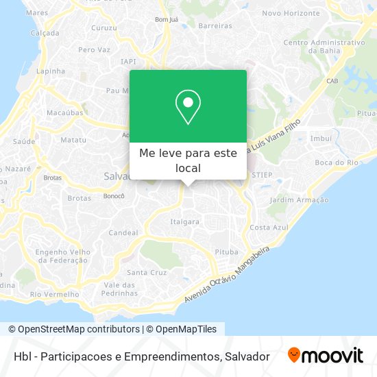 Hbl - Participacoes e Empreendimentos mapa