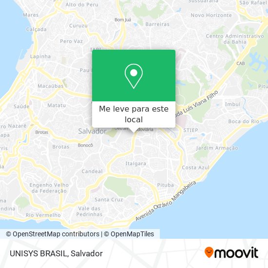 UNISYS BRASIL mapa