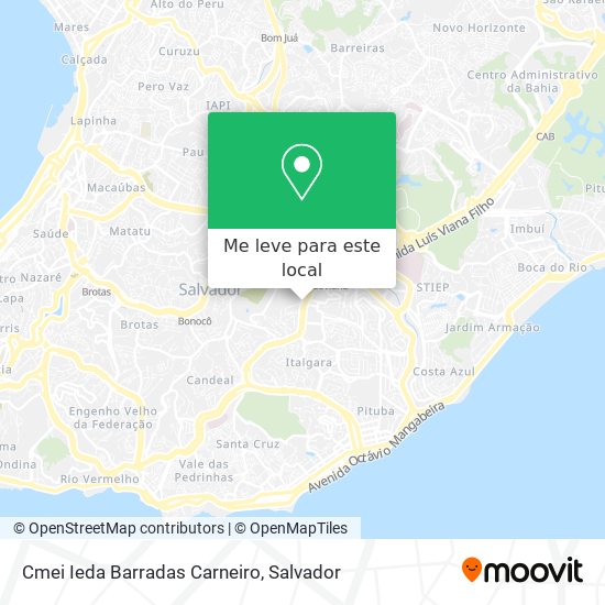 Cmei Ieda Barradas Carneiro mapa