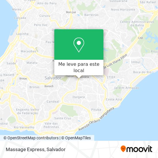 Massage Express mapa