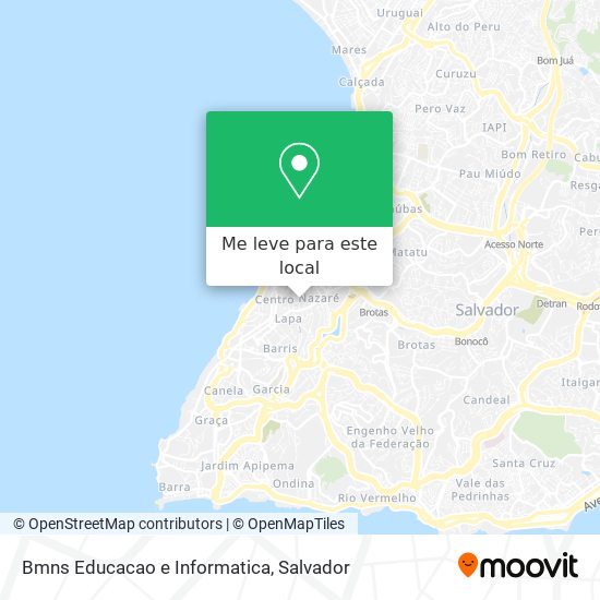 Bmns Educacao e Informatica mapa