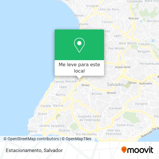 Estacionamento mapa