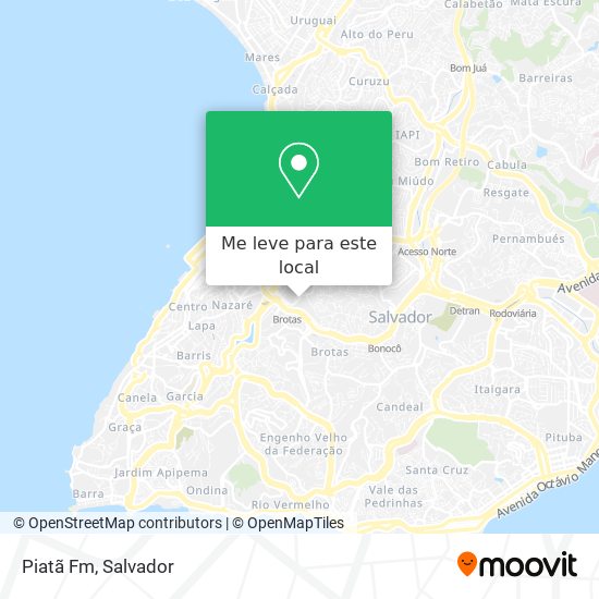 Piatã Fm mapa