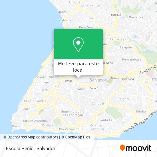 Escola Peniel mapa