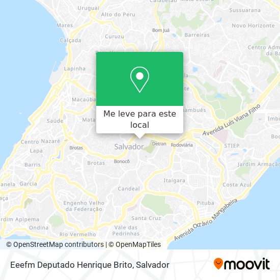 Eeefm Deputado Henrique Brito mapa
