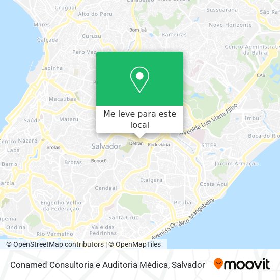 Conamed Consultoria e Auditoria Médica mapa