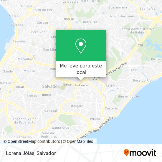 Lorena Jóias mapa
