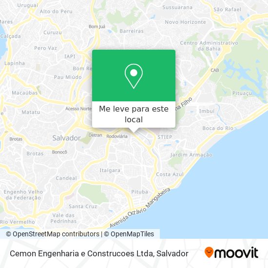 Cemon Engenharia e Construcoes Ltda mapa