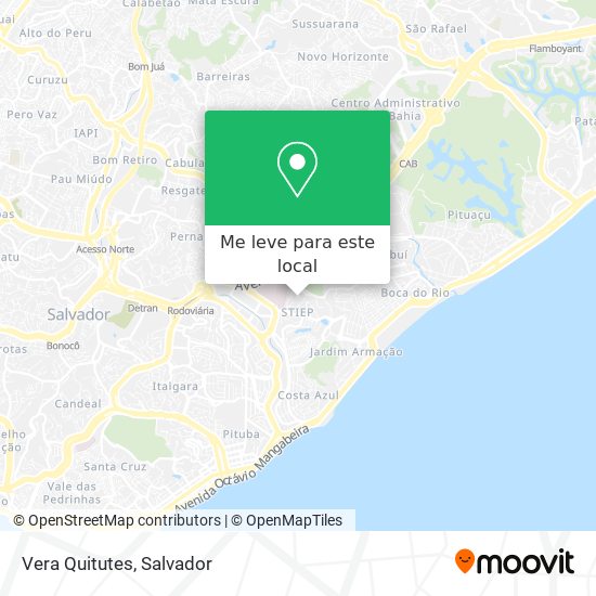 Vera Quitutes mapa