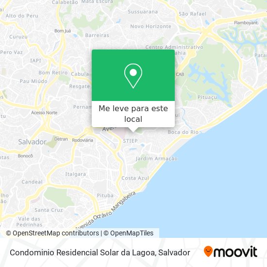 Condominio Residencial Solar da Lagoa mapa