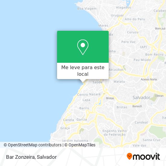 Bar Zonzeira mapa