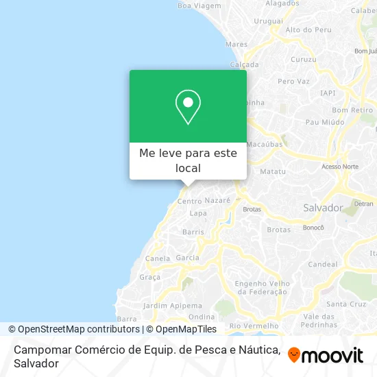 Campomar Comércio de Equip. de Pesca e Náutica mapa
