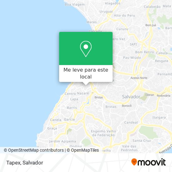 Tapex mapa