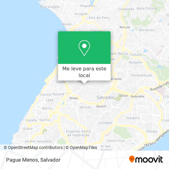 Pague Menos mapa