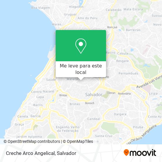 Creche Arco Angelical mapa