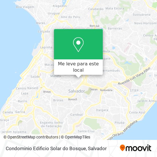 Condominio Edificio Solar do Bosque mapa