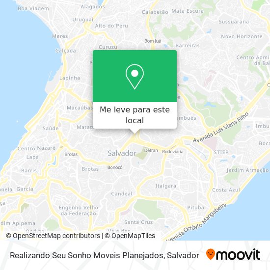 Realizando Seu Sonho Moveis Planejados mapa