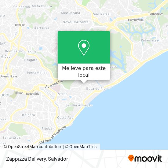 Zappizza Delivery mapa