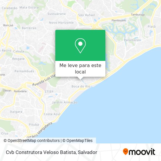 Cvb Construtora Veloso Batista mapa