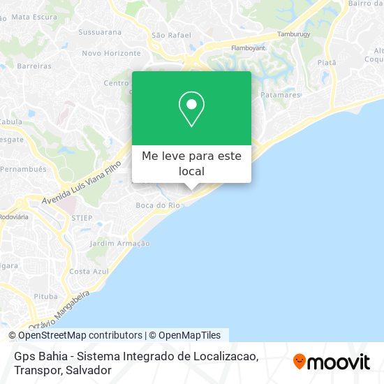 Gps Bahia - Sistema Integrado de Localizacao, Transpor mapa