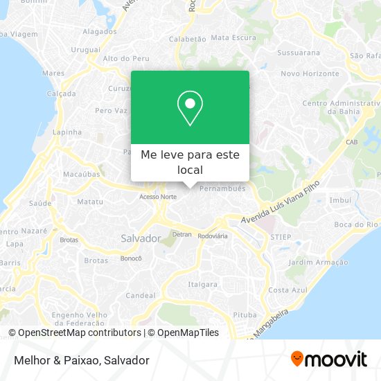 Melhor & Paixao mapa