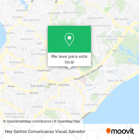 Ney Santos Comunicacao Visual mapa