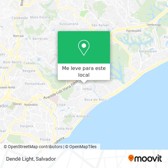 Dendê Light mapa