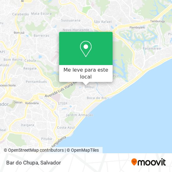 Bar do Chupa mapa
