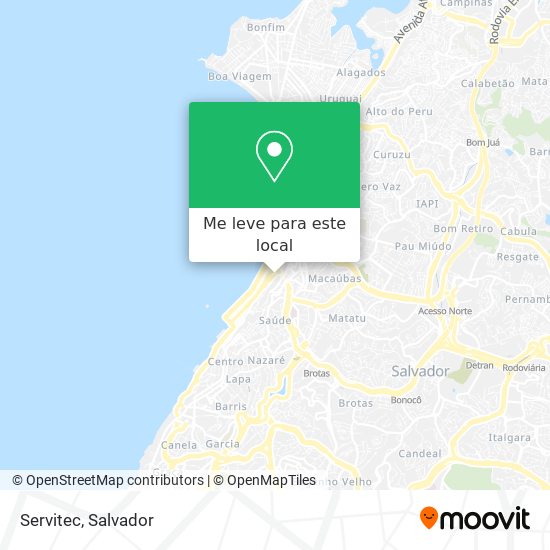 Servitec mapa