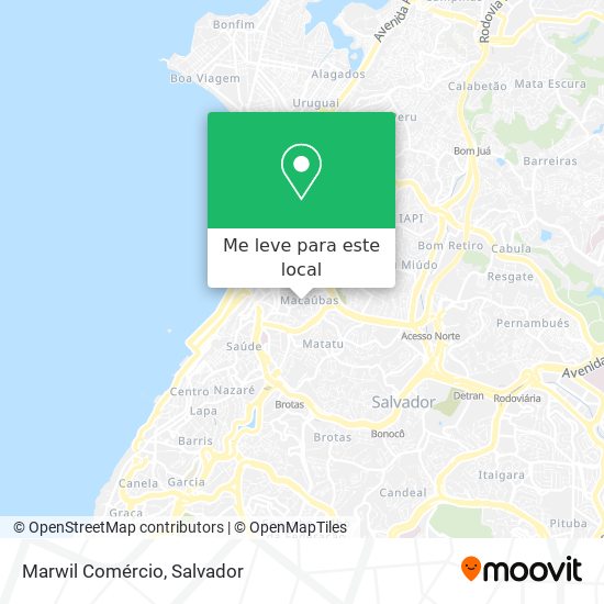 Marwil Comércio mapa