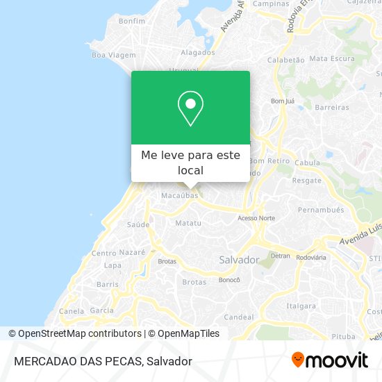 MERCADAO DAS PECAS mapa