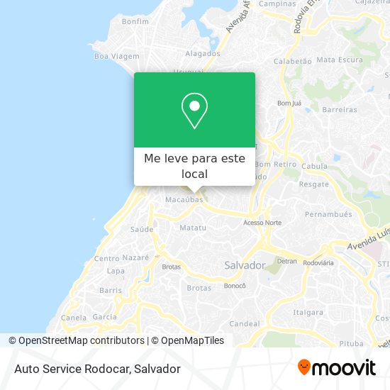 Auto Service Rodocar mapa