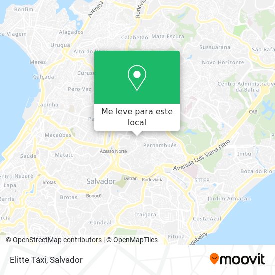 Elitte Táxi mapa