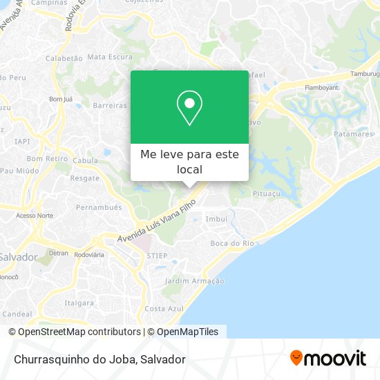 Churrasquinho do Joba mapa