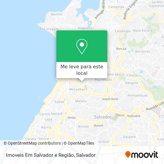 Imoveis Em Salvador e Região mapa