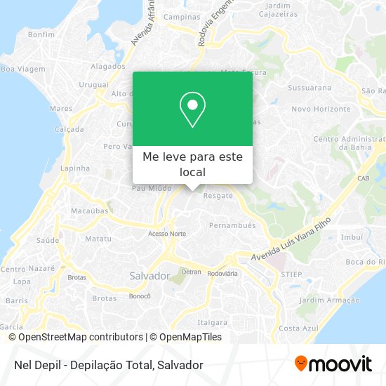 Nel Depil - Depilação Total mapa