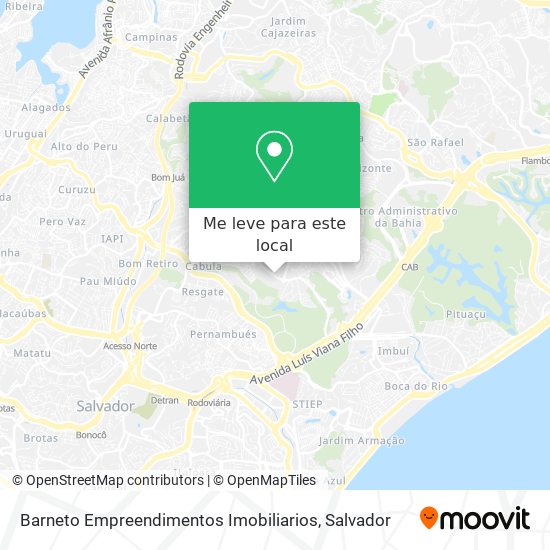 Barneto Empreendimentos Imobiliarios mapa