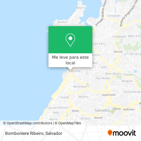 Bomboniere Ribeiro mapa
