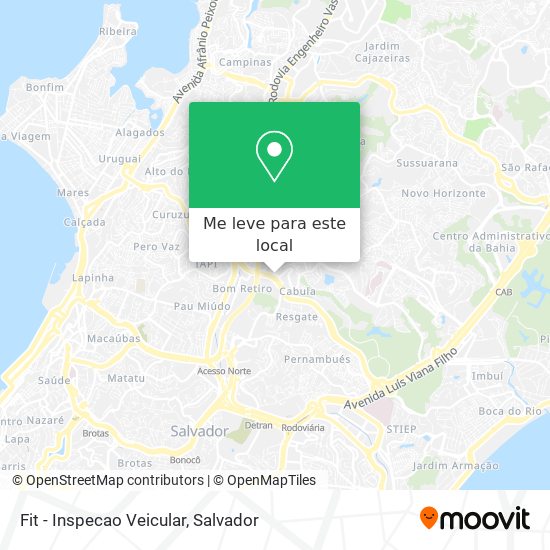 Fit - Inspecao Veicular mapa