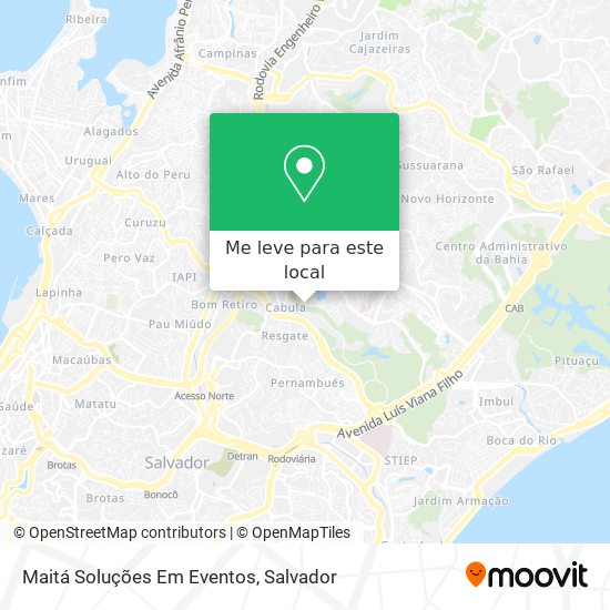 Maitá Soluções Em Eventos mapa