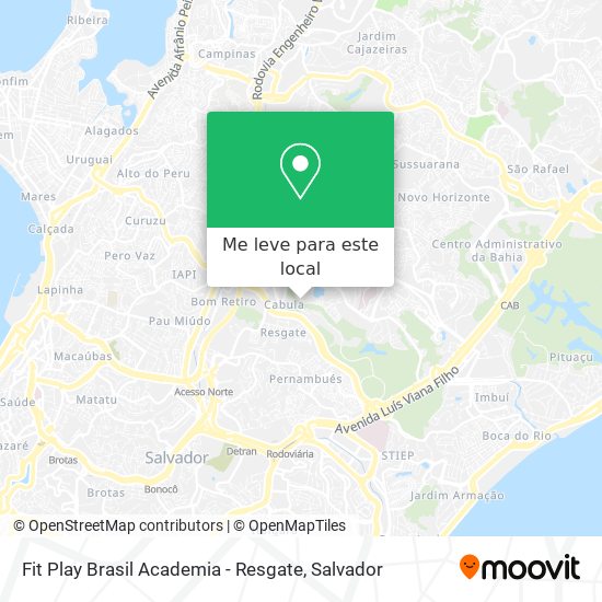 Fit Play Brasil Academia - Resgate mapa