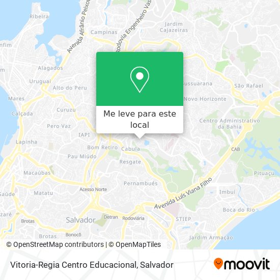 Vitoria-Regia Centro Educacional mapa