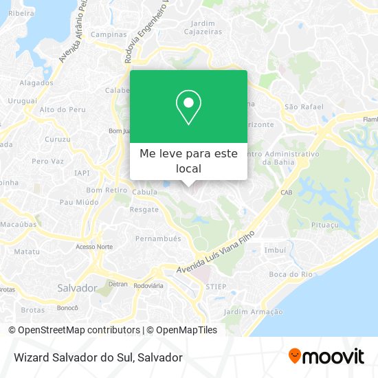Wizard Salvador do Sul mapa