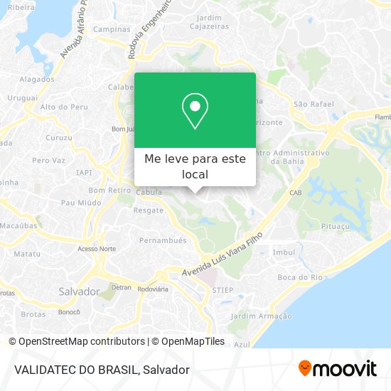 VALIDATEC DO BRASIL mapa